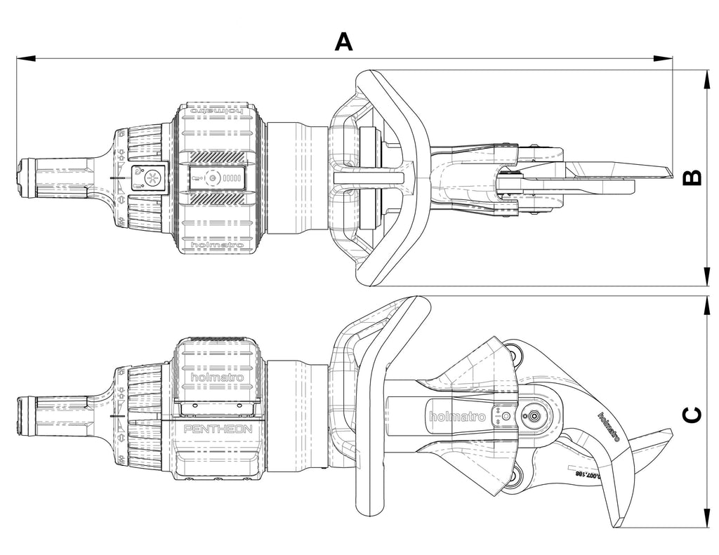 Dibujo técnico con dimensiones — PCU30 CL